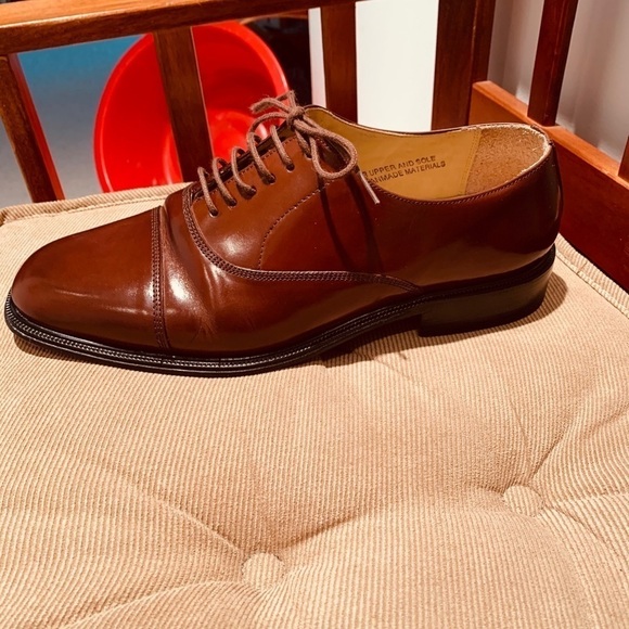 Men's Stacy Adams Cap Toe Oxford Leather #23341 - Picture 4 of 8